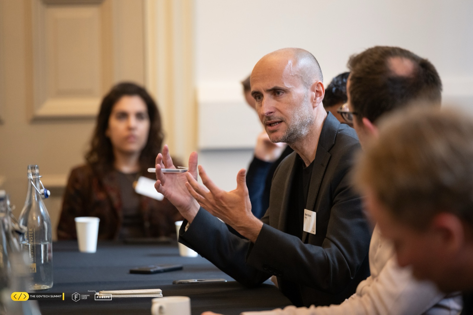David Falconi speaking on the Regulatory Innovation in Two Directions panel, The GovTech Summit 2026, Central Hall Westminster